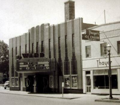 Ward Theatre - Old Pic From Ron Gross (newer photo)